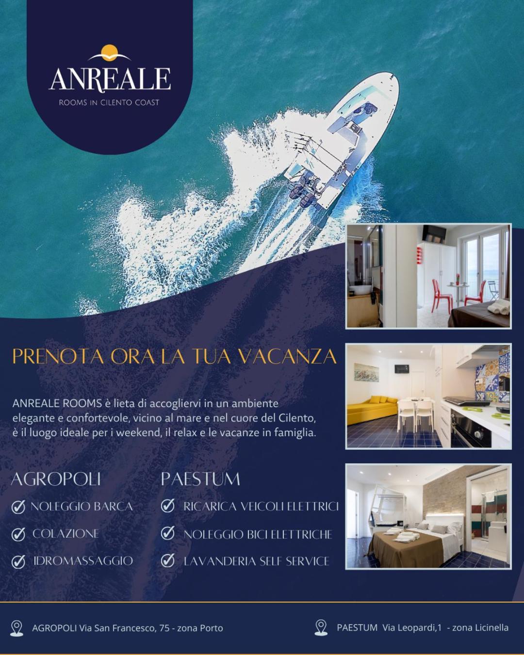 Anreale Rooms Paestum Kültér fotó